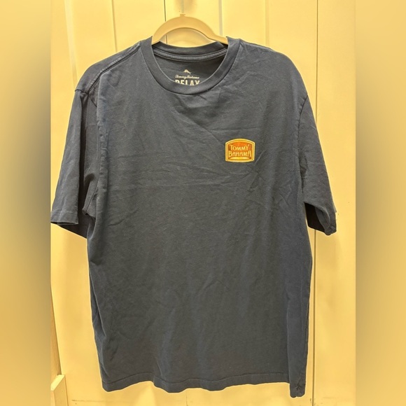 TOMMY BAHAMA Shirt Adult Medium Blue Relax 'DAILY DOSE of IRON' Golf Golfer - Picture 3 of 3